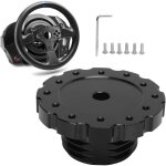 Rosvola - moyeu de volant de voiture, adaptateur de volant noir remplacement prcis pour volant thrustmaster ...