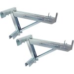 Support d'chafaudage  deux chelons - corps court en aluminium , support de cric d'chelle porteur, ...