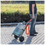 Rothenberger ? chariot porte bouteille de gaz propane butane ? charge max 11 kg ? dimensions 50x48, 5x102 ...