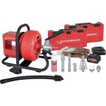 Rothenberger - rodrum varioclean avec spirale duraflex 13mm / 15m et set d'outils 16mm y compris batterie ...