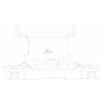 Roto - paumelle en feuillure of mobile nx - axe ferrure (mm) : 13 - finition : sil - jeu de fonctionnement ...