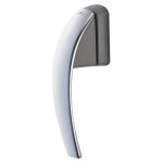 Roto - poign�e de fen�tre secustik swing - finition : anodis� f9 - carr� (mm) : 7x37 - vis : m5x50