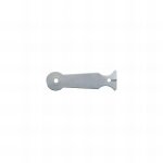 Rotofor - patte � scellement en acier zingu� - 10kg - longueur 80 mm