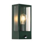 Rotterdam - applique murale avec dtecteur - 1 lumire - l 16 cm - vert - rustique - clairage extrieur ...