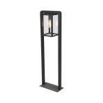 Rotterdam - lampadaire - 1 lumi�re - l 30 cm - noir - moderne - �clairage ext�rieur - qazqa