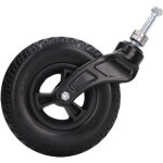Roue avant pour fauteuil roulant 8 pouces universelle avec moyeu en pu et roue pleine, roue de remplacement ...