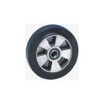 Guitel hervieu - roue de chariot pleine  200mm, l. 50mm,  alsage 20mm, roulement  bille, 400kg max ...