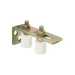 Roue de guidage de rail de porte de cour, roue en nylon pour porte coulissante, poulie industrielle en ...