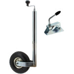 Gt market - roue jockey � 48 mm avec collier de fixation - charge 150 kg