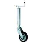 Maxter ? roue jockey de remorque 70 mm ? capacit� 900 kg ? syst�me de relevage par goupille ? galet plein ...