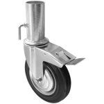 Roue pivotante pour �chafaudage ext�rieur avec frein, inther.