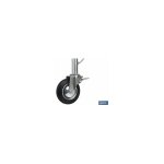 Roue pivotante d'�chafaudage avec frein tube femelle 200 x 46 mm