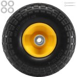 Roues � pneu run - flat en pu massif mophorn, 10 po, lot de 2, charge dynamique de 400 lb, charge statique ...