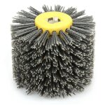 Roue de polissage roue de tr�filage, fartools rex 80 brosse grit 80 roue de tr�filage abrasive tambour ...