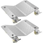 Roues de positionnement de vehicule, 680kg par chariot, 2pcs tire car dolly, car skate dolly, van positioning ...