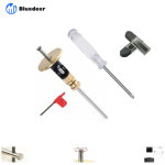 Bluedeer ? roue trusquin avec micro r�glage ? tige en acier 20, 3 cm ? face en laiton massif pour marquage ...