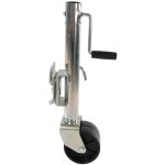 Rosvola - rouede remorque � double roue, capacit� de charge de 1000 lb, avec roue rotative � 360 degr�s ...