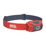Lampe frontale petzl actik - running / trekking - 450 lumens - 3 piles aaa / lr03 incluses - rouge