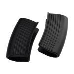 Rouge, noir) 2 paires de poignes de casseroles en silicone poignes de casseroles en silicone poignes ...