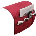 (rouge) organiseur d'accoudoir de chaise, housse de canap�, poches suspendues peu encombrantes, sac de ...