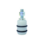 Rouleau guide en nylon pour portail coulissant - ibfm argent Rouleau guide en nylon pour portail coulissant - ibfm argent