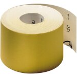 Rouleau de papier de verre jaune 50 m�tres p120
