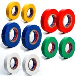 Rouleaux de ruban adh�sif isolant color�, diff�rentes couleurs, pour �lectricien, pvc 15 mm x 1, 5 cm ...