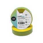 Rouleau de ruban isolant vert / jaune 25mmx20m pvc pour �lectriciens, flexible, longue dur�e de vie