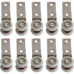 Roulement bloc de poulie m�tal 6, 5 x 1, 9 cm ? roues en plastique pour porte coulissante et fen�tre