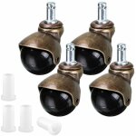 Roulette  anneau de prhension de 5, 1cm - roulettes pivotantes pour meubles, style vintage avec douilles ...