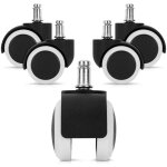 Roulette roulette pour chaise de bureau pour fauteuil diam�tre des roues(50mm) 5pcs