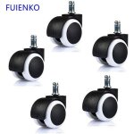 Roulette pour chaise de bureau , lot 5 roulettes pour fauteuil diam�tre des roues(50mm)