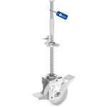Roulettes �chafaudage avec frein galvanoplastie �26 x 500 mm ? capacit� 1000 kg roues pivotantes robustes ...
