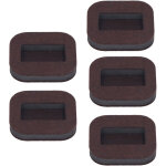 Roulettes en feutre rectangulaires concave pour chaise de bureau, coussinet de fixation de rouleau, roue ...