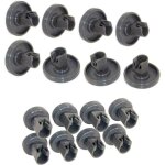 Roulettes lave vaisselle electrolux set universel complet de roues pour panier suprieur et infrieur ...