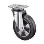 Bs rollen - roulette pivotante de charge lourde d. de la roue 125 mm cap. charge 200 kg caoutchouc 105 ...