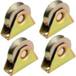 Roulette portail coulissant 76mm, roues en acier avec rainure en v, quincaillerie de portails, pour porte ... Roulette portail coulissant 76mm, roues en acier avec rainure en v, quincaillerie de portails, pour porte ...