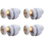 Roulettes porte de douche, 4 pi�ces roulette porte coulissante douche en laiton, roulette porte coulissante, ...