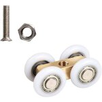 Roulettes de porte de douche ulisem, porte de douche � quatre roues / roues / poulies / guides de salle ...