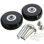 Roulette de r�paration de valise - roulette universelle en caoutchouc muette de 50mm pour valise, sac ...