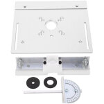 Routeur de routeur en m�tal plaque de base en aluminium en aluminium pour la scie � table, a
