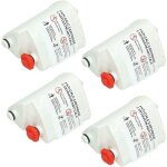 Lot de 4 cassettes anti - calcaire pour centrales vapeur easy steam, liberty, fasteo tefal - calor rowenta ...