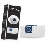 Rowenta lot de 4 sacs hygine + , compatibles avec les aspirateurs traineau compact power, power xxl, ...