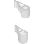 Roxolid - lot de 2 embouts pour tringle d'espagnolette ? haut et bas ? fermeture volet battant ? polyamide ...