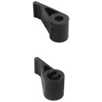 Roxolid - lot de 2 embouts pour tringle d'espagnolette ? haut et bas ? fermeture volet battant ? polyamide ...