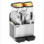 Slush machine - 2 x 12 l - Éclairage led - panneau de commande numérique royal catering Slush machine - 2 x 12 l - Éclairage led - panneau de commande numérique royal catering