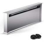 Royal flush eco 90 hotte aspirante 90 cm 604 m³ / h cee a + + avec filtres à charbon actif Royal flush eco 90 hotte aspirante 90 cm 604 m³ / h cee a + + avec filtres à charbon actif