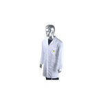 Blouse de laboratoire rs pro mixte, esd, blanc, taille m, rutilisable, coton, polyester ( prix pour ...