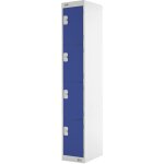 Rs pro - casier industriel 4 portes porte en acier, 1800 mm x 300 mm x 450mm ( prix pour 1 kit )