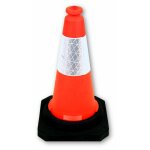 C�ne de chantier, orange, hauteur de 50 cm ( prix pour 1 )